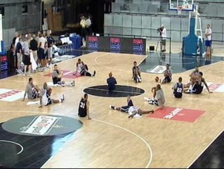 Primer entrenamiento de Estados Unidos en suelo madrileño