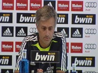 Mourinho afirma que está "muy contento con su equipo"