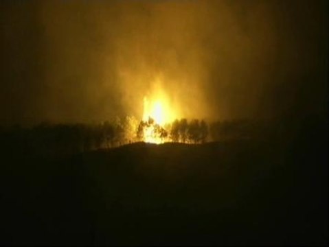 Un incendio en Navarra obliga a desalojar a cientos de personas