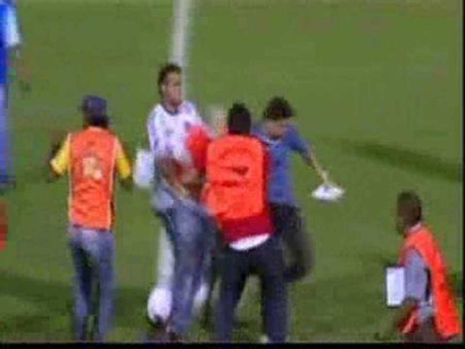 Trifulca violenta en el fútbol brasileño