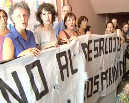 Los vecinos se plantan cara al desalojo