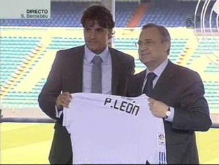 El Real Madrid presenta a Pedro León
