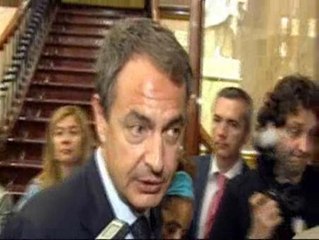 Zapatero "bastante" satisfecho con el primer día de Debate