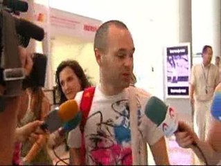 El héroe de la final llega a Barcelona