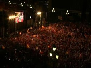 Más de 75.000 personas celebraron el Mundial por todo lo alto en Barcelona