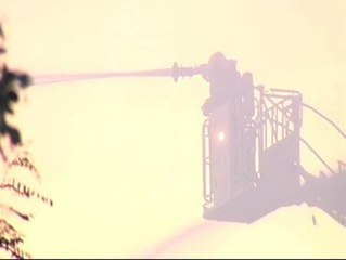 Calcinada una nave industrial en el polígono de Gavá (Barcelona)