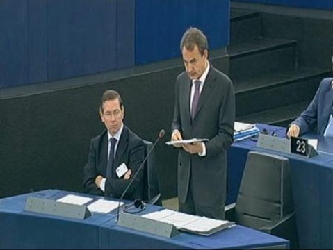 Lenguaje futbolístico en la Eurocámara para criticar la presidencia española