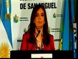 Kirchner orgullosa de la selección argentina durante su participación en Sudáfrica
