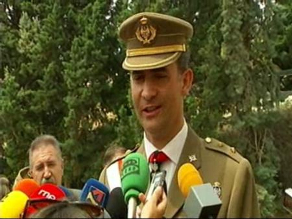 El Príncipe pide a los españoles: "que reciban a nuestros héroes como se merecen"