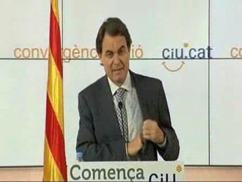 Artur Mas advierte a Zapatero que sea extremadamente prudente y mida muy bien sus palabras