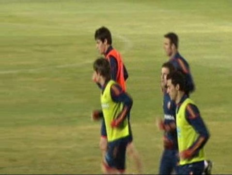 La selección vuelve al trabajo tras la victoria contra Portugal