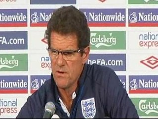 Capello: "Me gusta mi trabajo como seleccionador de Inglaterra"
