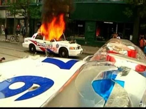 Al menos 480 detenidos durante la celebración de la cumbre del G-20 en Toronto (Cánada)