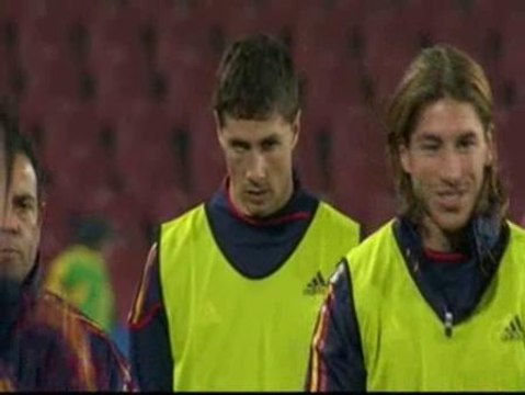 La selección toma contacto con el césped del Ellis Park