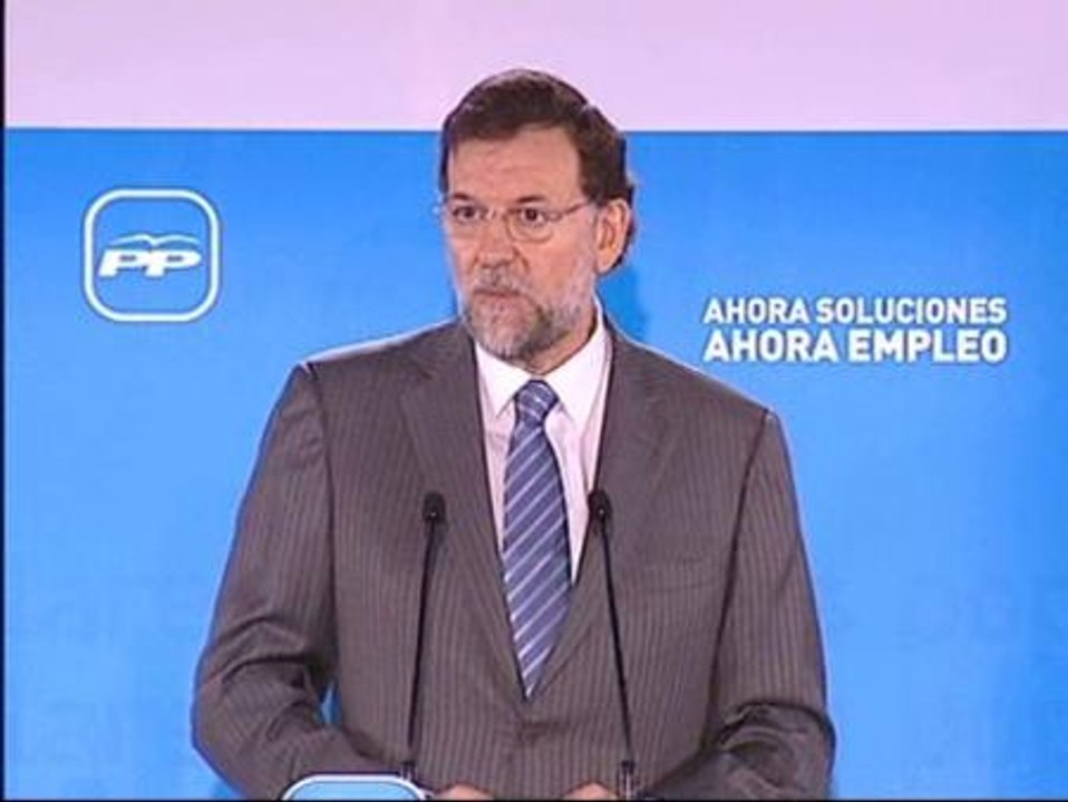 Rajoy: "Ninguna comunidad autónoma del PP va a subir los impuestos"