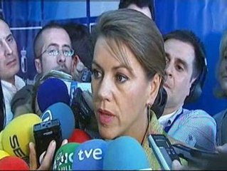 Cospedal: "Hay  unas tremendas ganas de cambio"