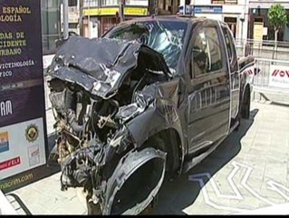 Elche expone vehículos siniestrados