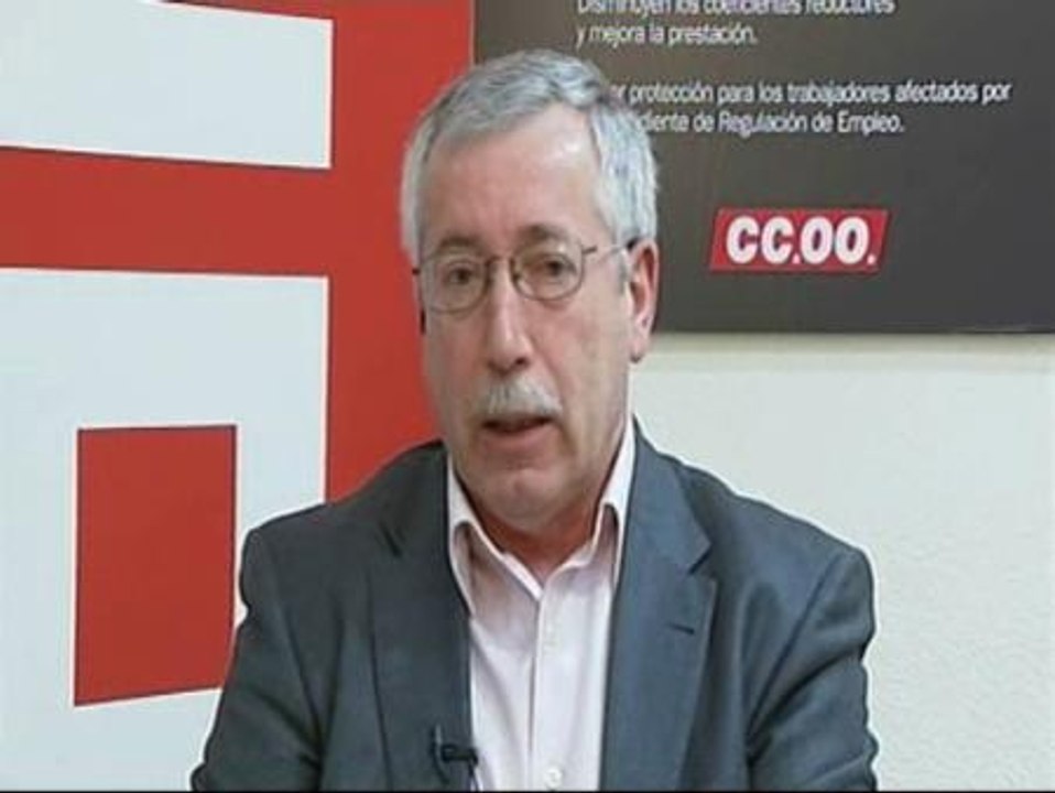 Toxo (CCOO): "El acuerdo laboral es fundamental"