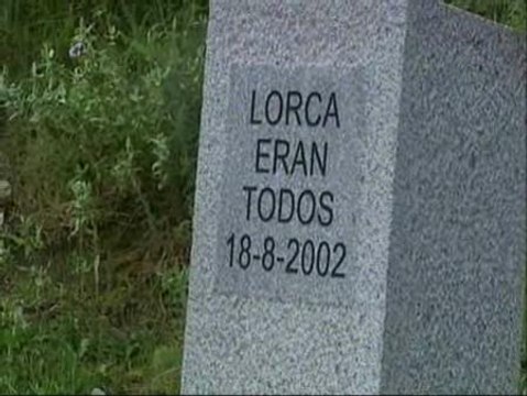 Homenaje a Federico García Lorca y las víctimas del franquismo en Granada