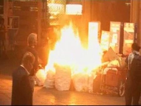 La Policía disuelve una manifestación frente al Parlamento griego