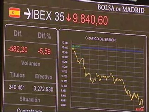 El IBEX registra su peor jornada del año