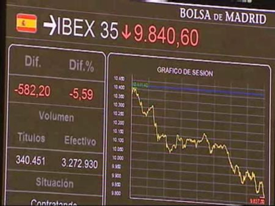 El IBEX registra su peor jornada del año