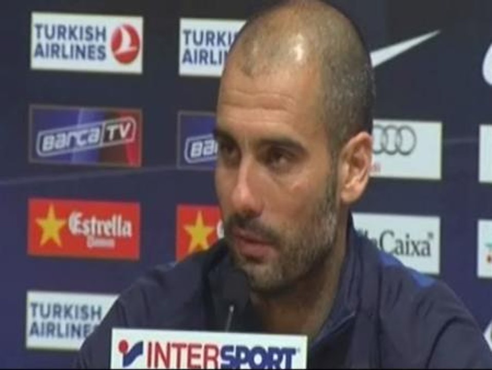 Guardiola: "Lo que están haciendo los jugadores tiene mucho mérito"