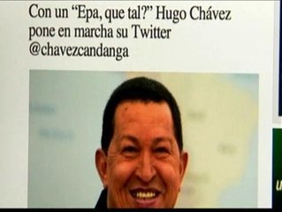 Hugo Chávez se estrena en Twitter