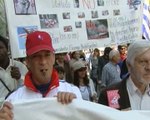 Cubanos y españoles unidos por Castro