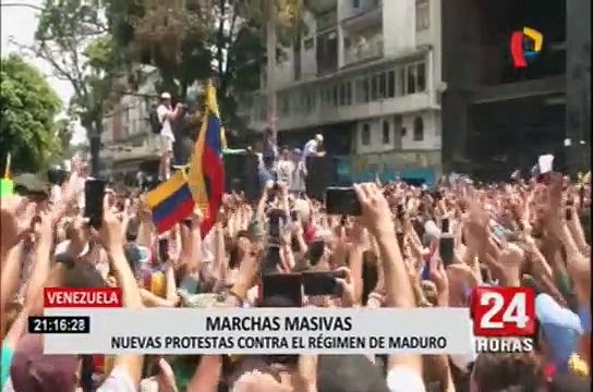 Venezolanos volvieron a marchar en contra de apagones