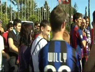 El Inter de Mourinho ya está en Barcelona