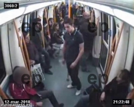 Brutal agresión en el metro de Madrid