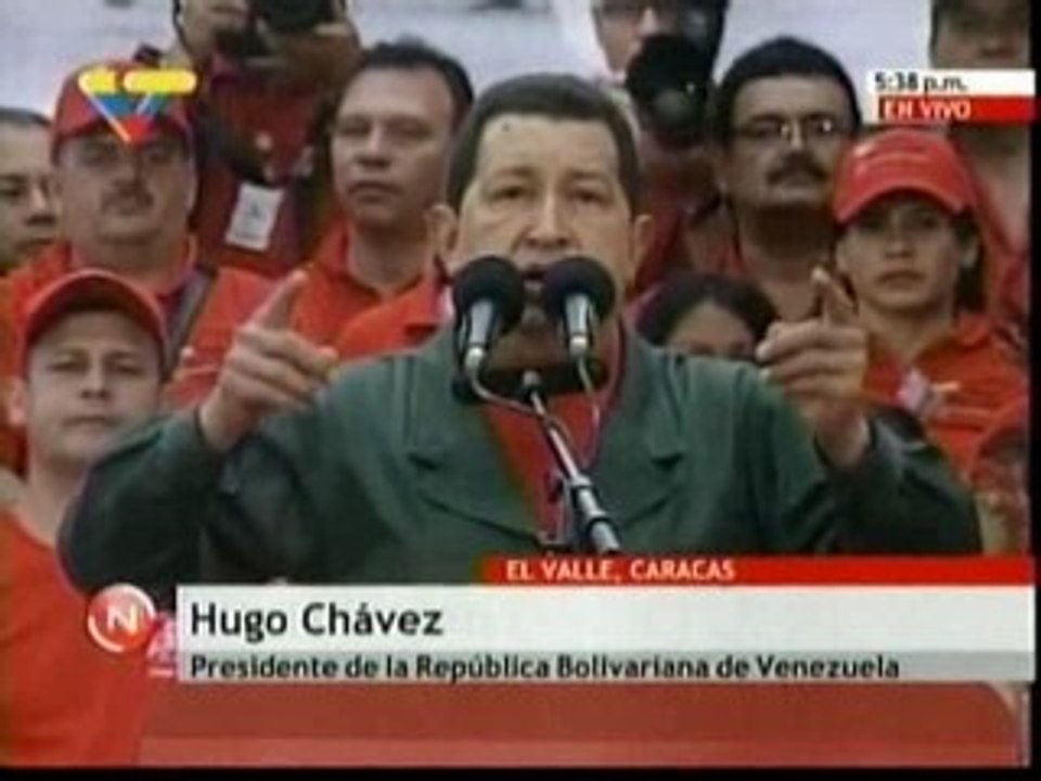 Chávez dice que detrás de las acusaciones de la Audiencia Nacional está "el imperio yanqui"
