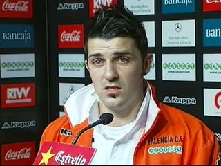 David Villa: "Estar a la altura de Messi es un mérito añadido"