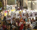 Manifestación contra la fiesta de los toros