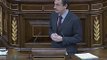 Zapatero reta a Rajoy a presentar una moción de  censura 