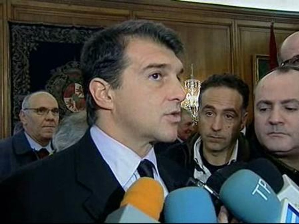 Laporta defiende a Ronaldo