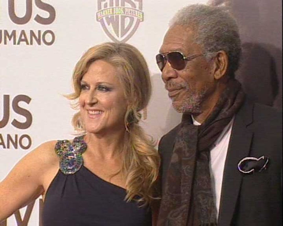 Morgan Freeman presenta 'Invictus'