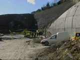 Cinco trabajadores heridos al incendiarse un túnel de Pajares