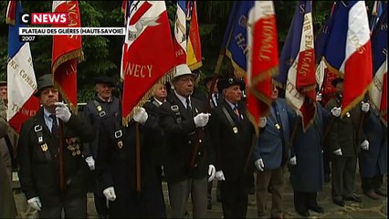 Hommage : deux présidents au plateau de Glières