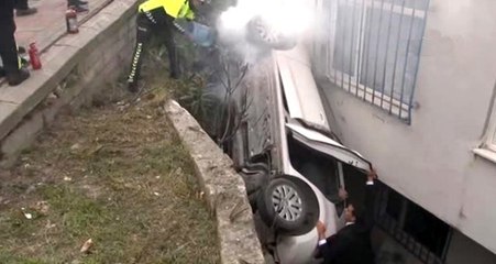 Cumhurbaşkanı Erdoğan'ın Oy Kullanacağı Okulun Yanında İnanılmaz Kaza