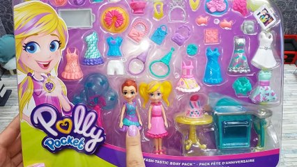 Yeni Seri Doğum Günü Parti Seti | Polly Pocket Fash Tastic Bday Pack