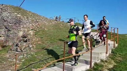 Trail des Tranchées de Verdun : passage au fort de Vaux