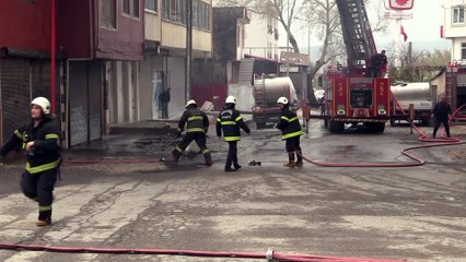 Künefe imalathanesinde yangın - KAHRAMANMARAŞ
