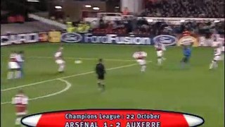 Arsenal v. Auxerre 22.10.2002 Champions League 2002/2003 highlights