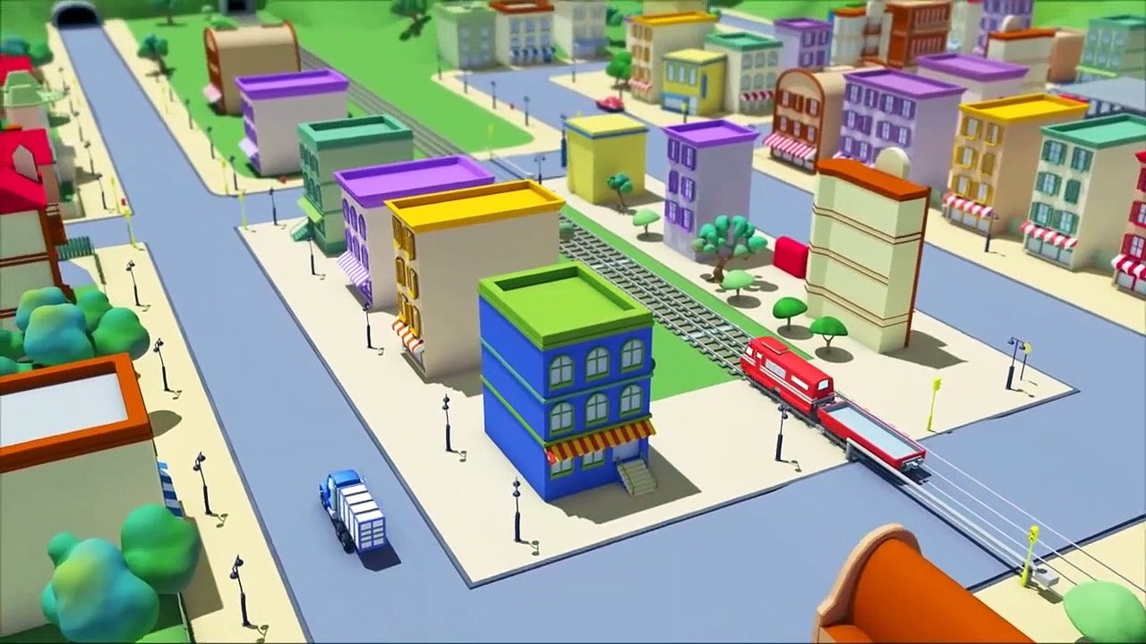 Troy le Train -  Les bébés voitures joue à CACHE CACHE ! - La Ville des Voitures