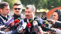 Sağlık Bakanı Fahrettin Koca Üsküdar'da oyunu kullandıktan sonra açıklamalarda bulundu