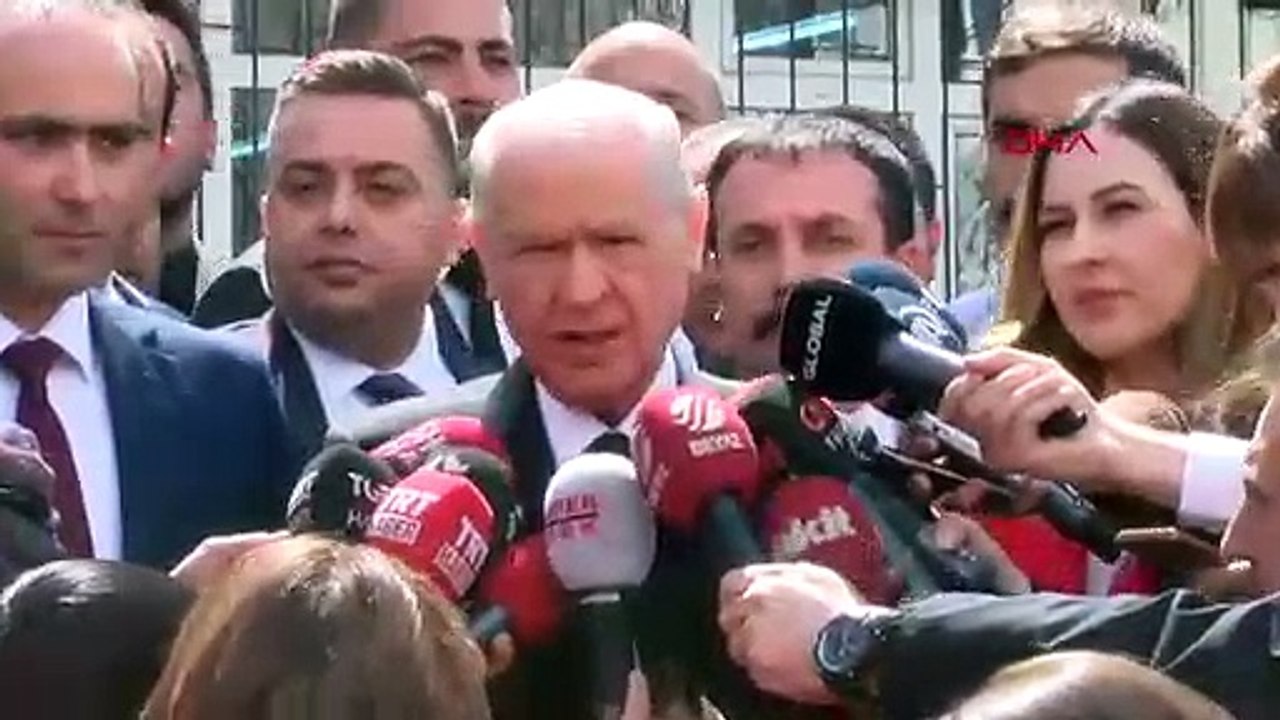 MHP Lideri Bahçeli oy kullandı