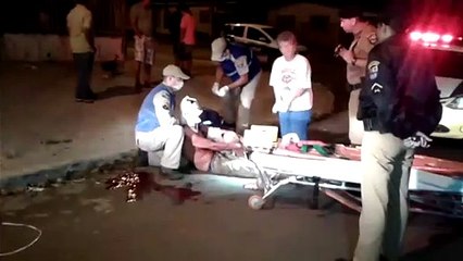 Populares encontram homem caído sobre via no Universitário