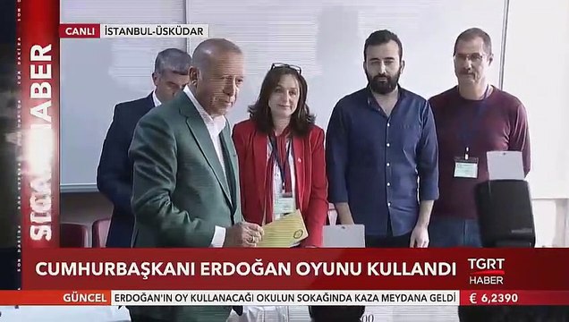 Cumhurbaşkanı Erdoğan oyunu kullandı
